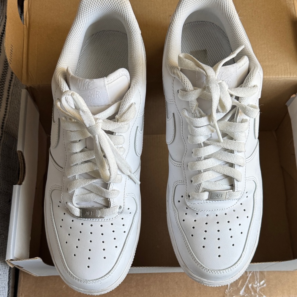 Nike Men's Air Force 1 Travis Scott Utopia Cactus Jack White Sneakers size 9